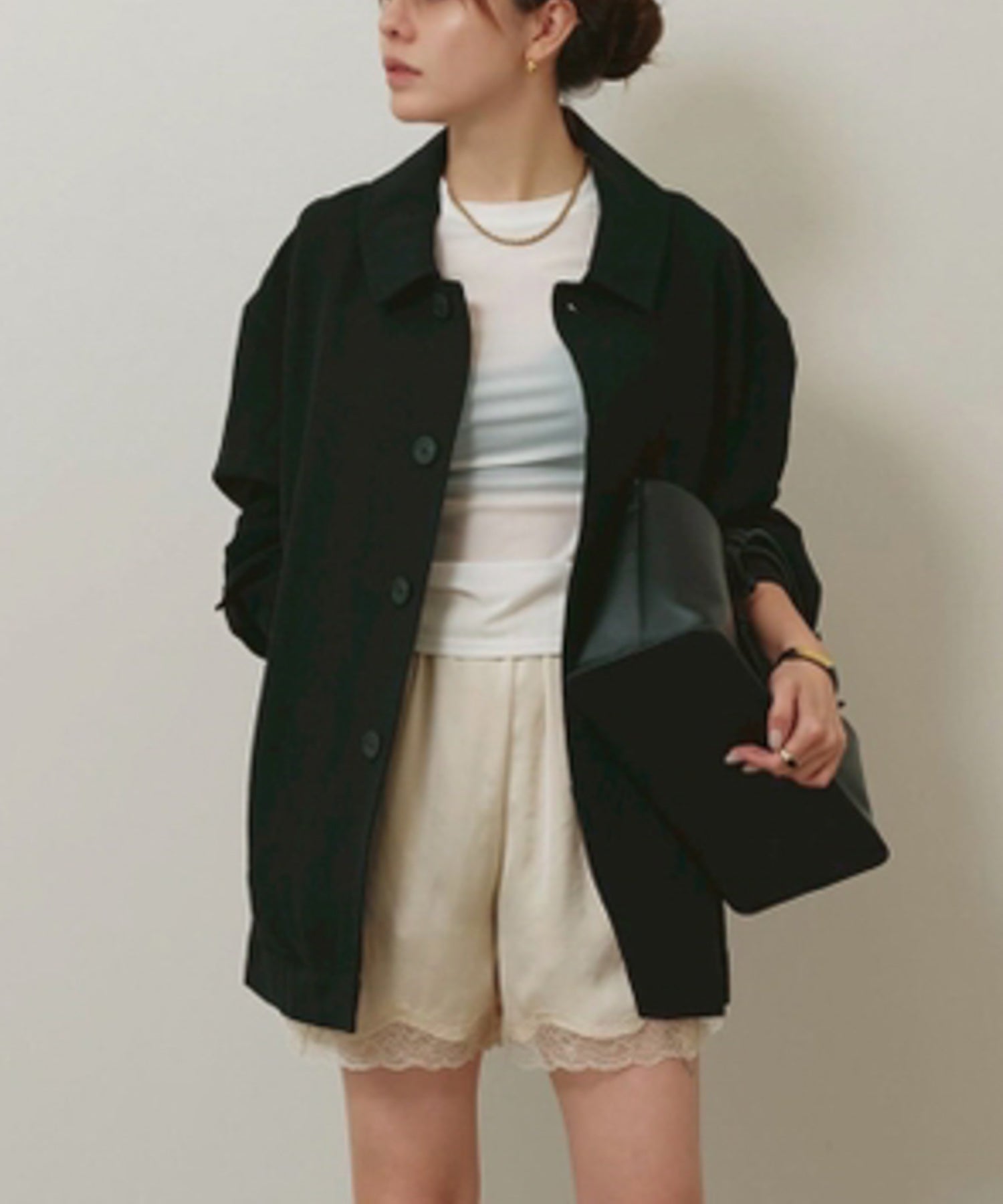 Satin Lace Halfpants サテンレースハーフパンツ/12610722