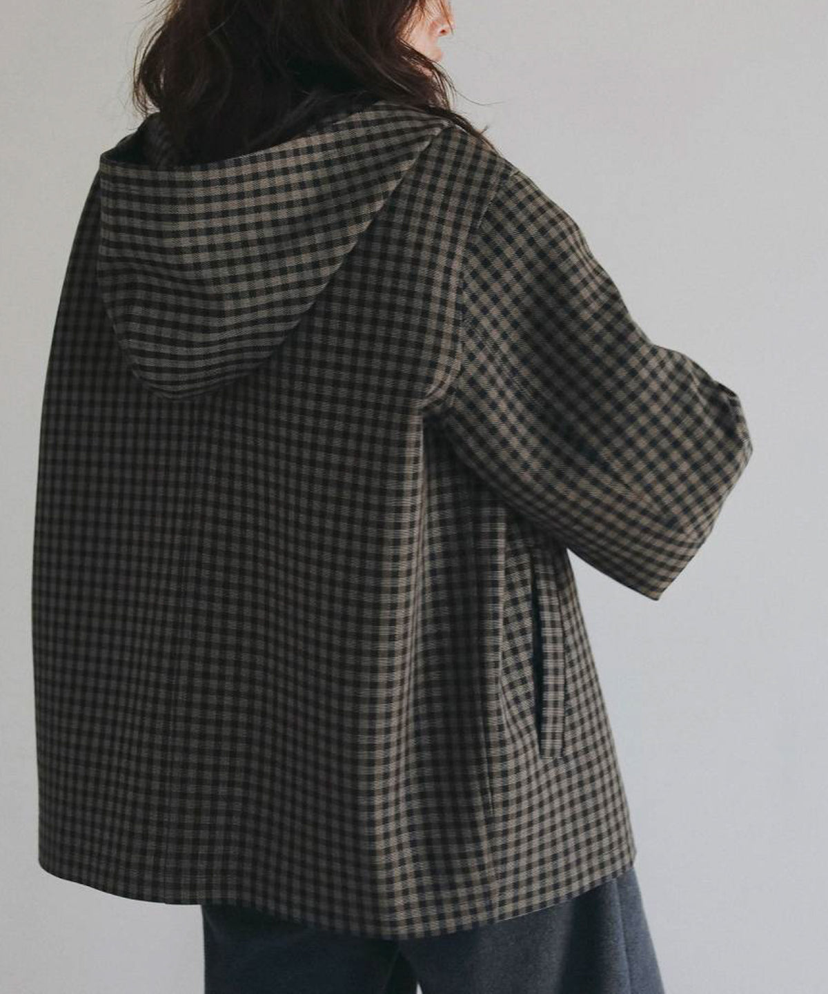 Check Coverall Jacket