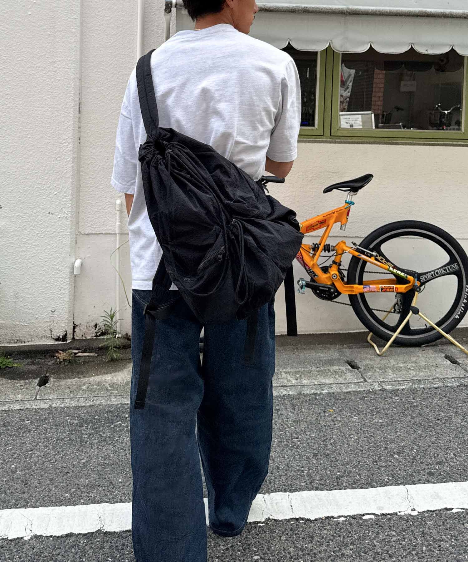 BECK and call ナップザック　ドローストリングバッグ 地下鉄デザイン ドローストリングバックパック/ナップサック