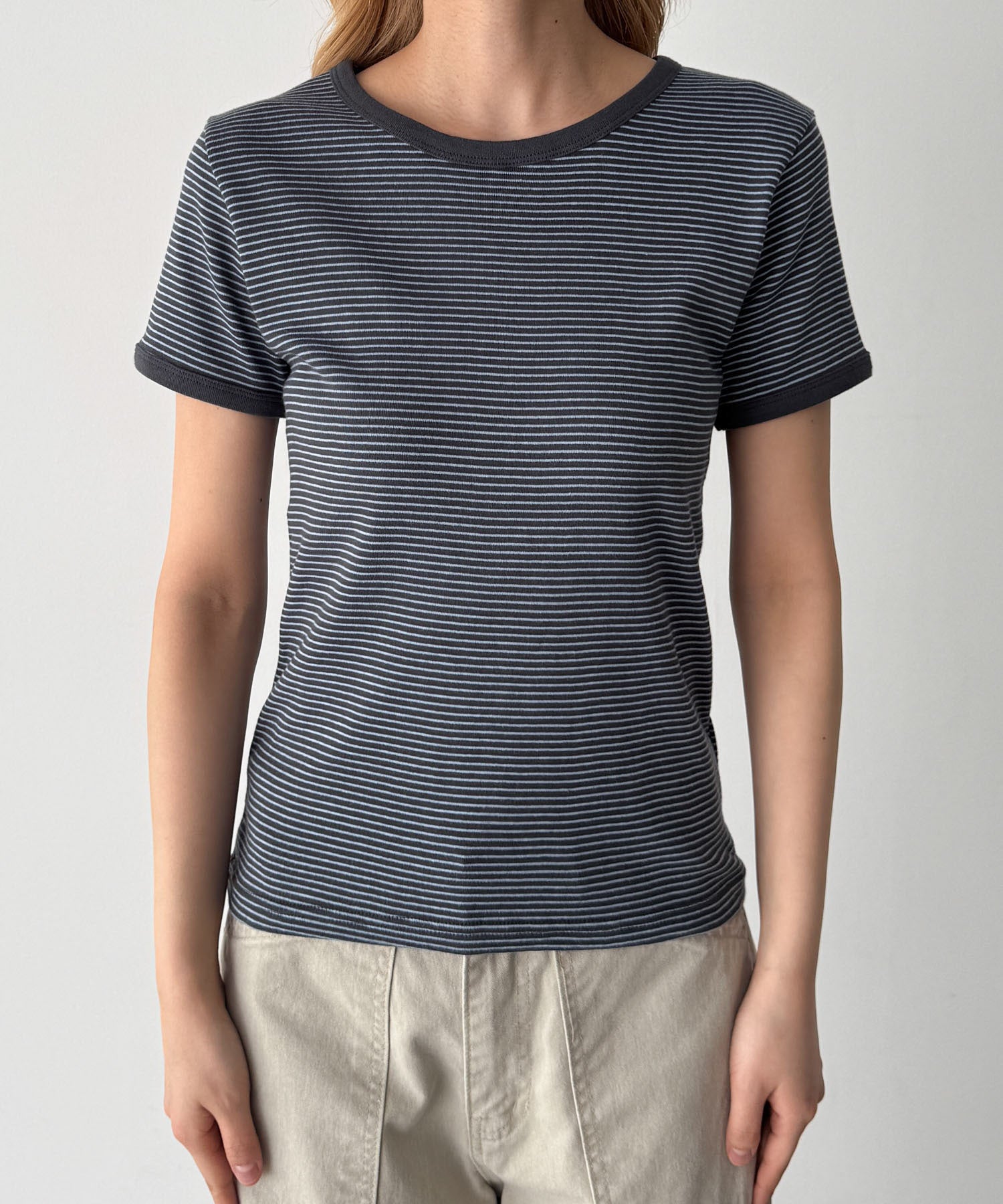 ナローボーダーリンガーTシャツ