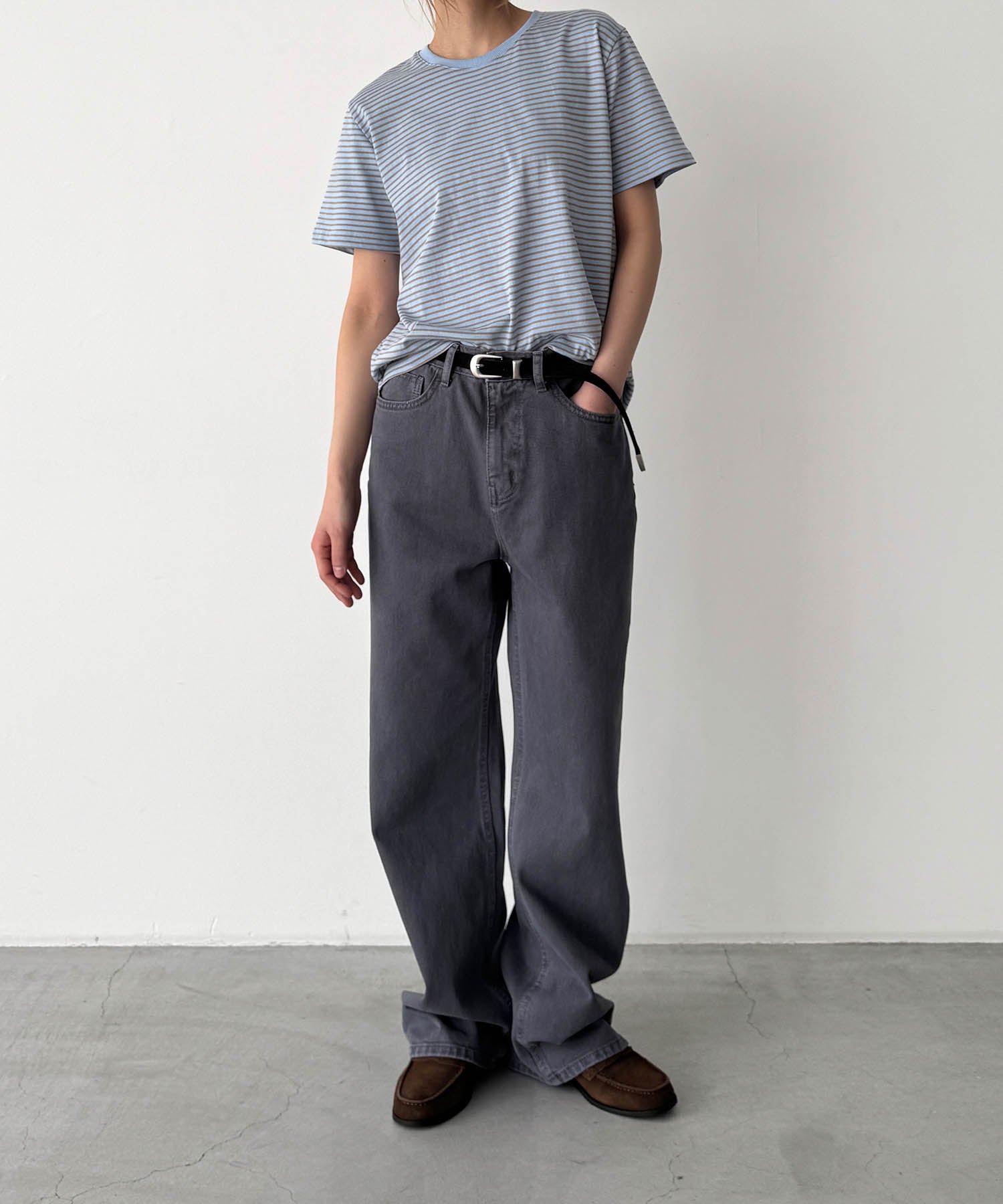 ナローボーダーリンガーTシャツ