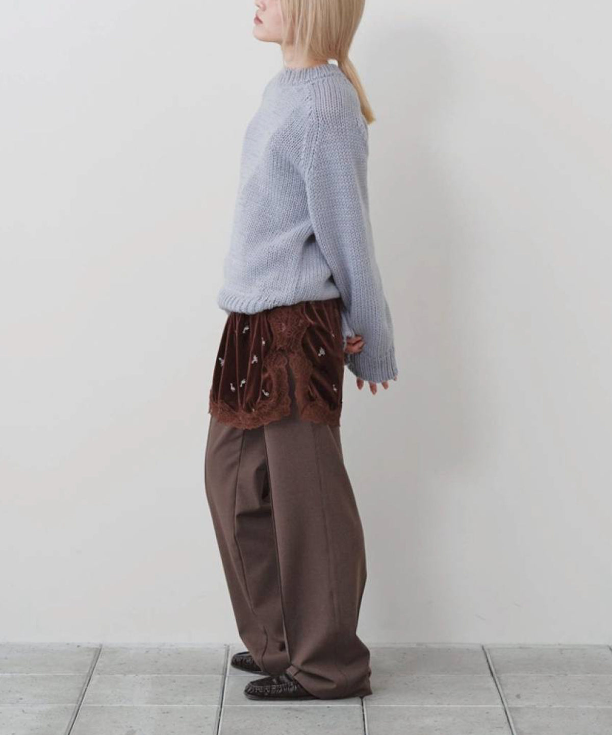 Petit Flower Velour Tunic