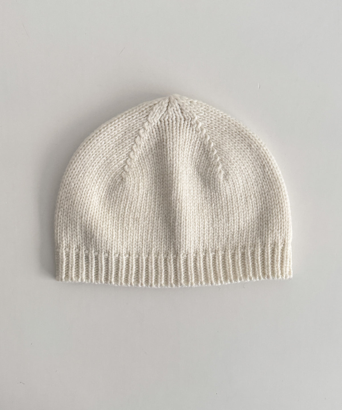 リブ切り替えニットCAP