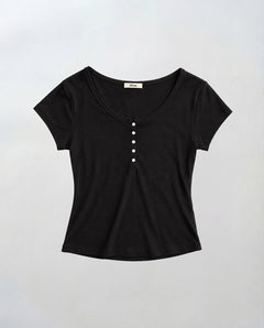 テンセルヘンリーTシャツ