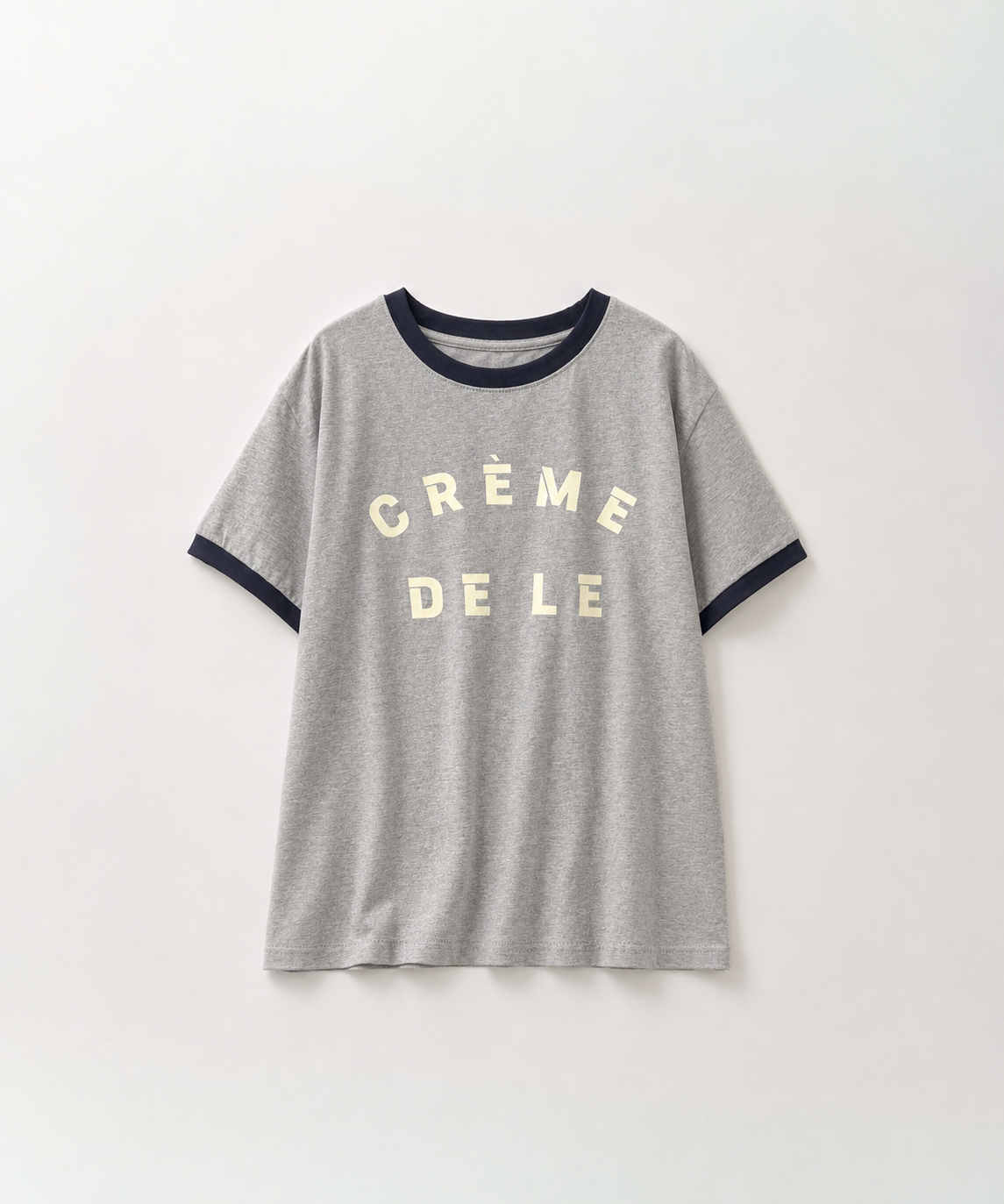 "CREME DELE"リンガーTシャツ