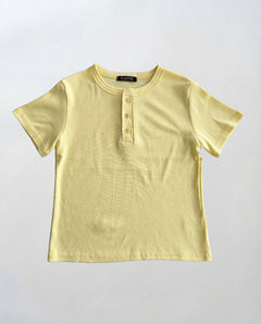 ヴィンテージコットンヘンリー半袖Tシャツ