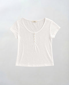 テンセルヘンリーTシャツ