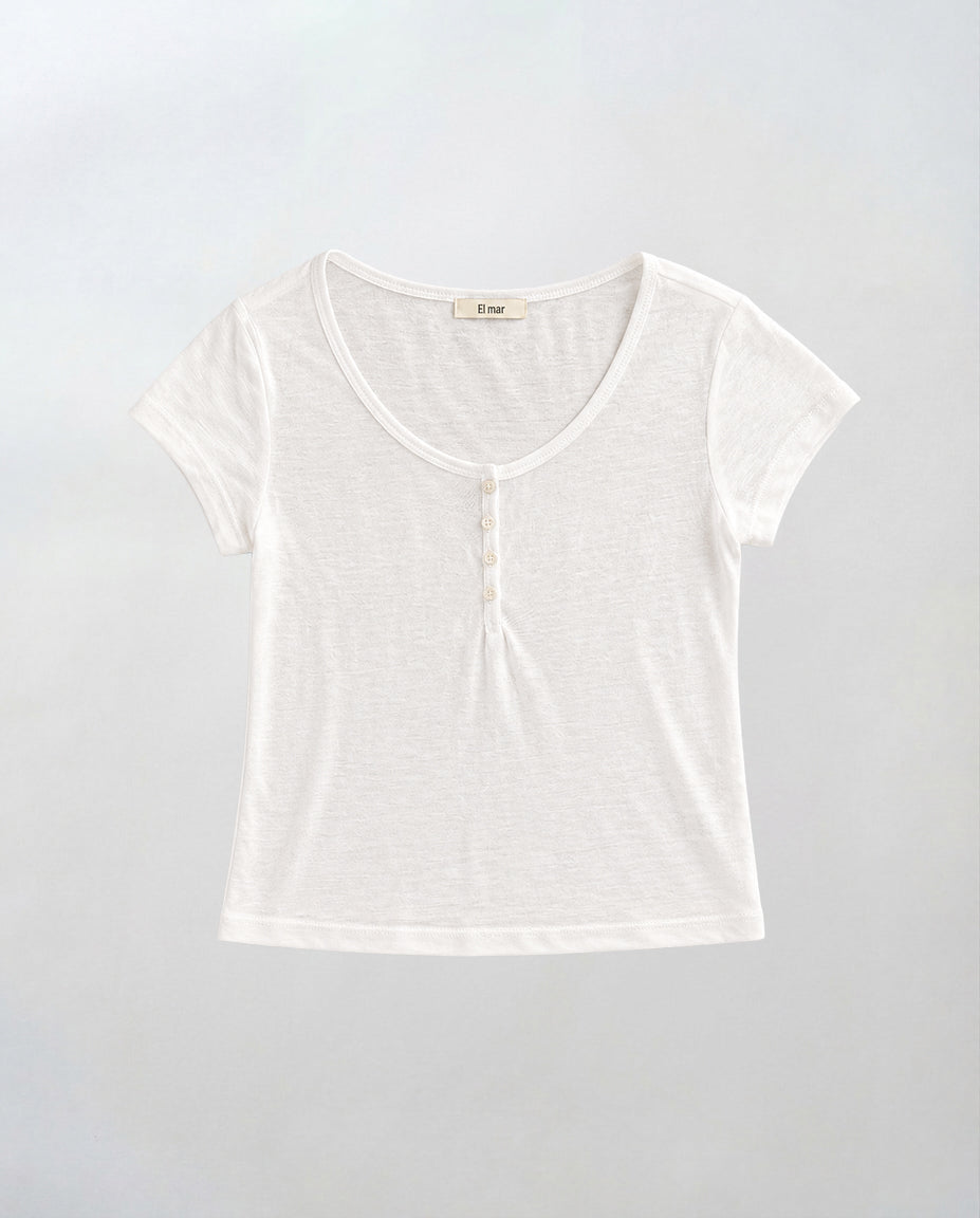 テンセルヘンリーTシャツ