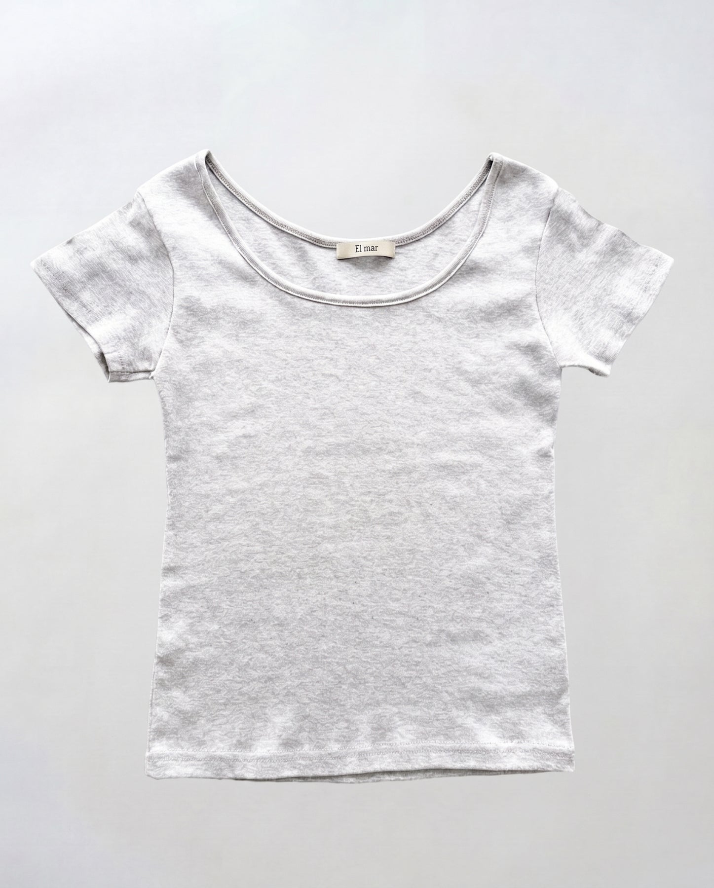 コットンラウンドネックTシャツ
