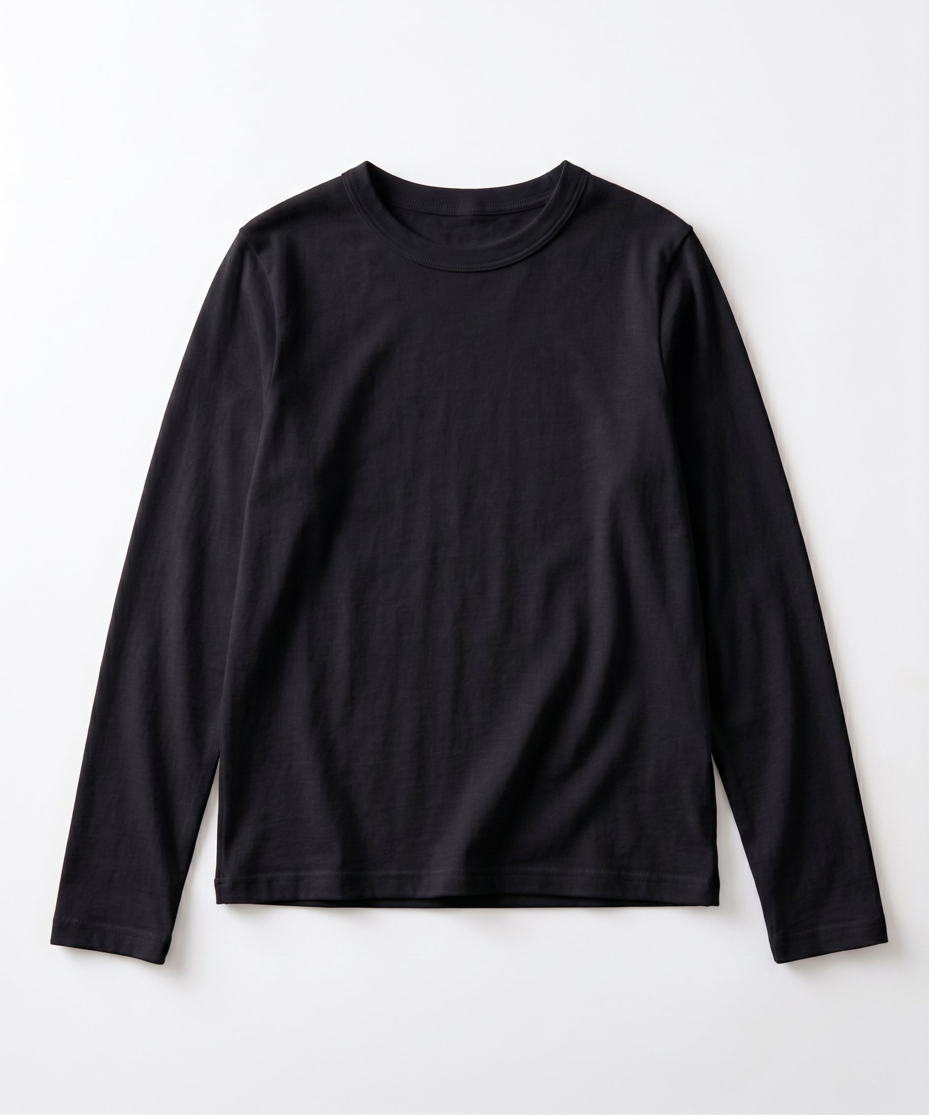 コットンストレッチロングTシャツ
