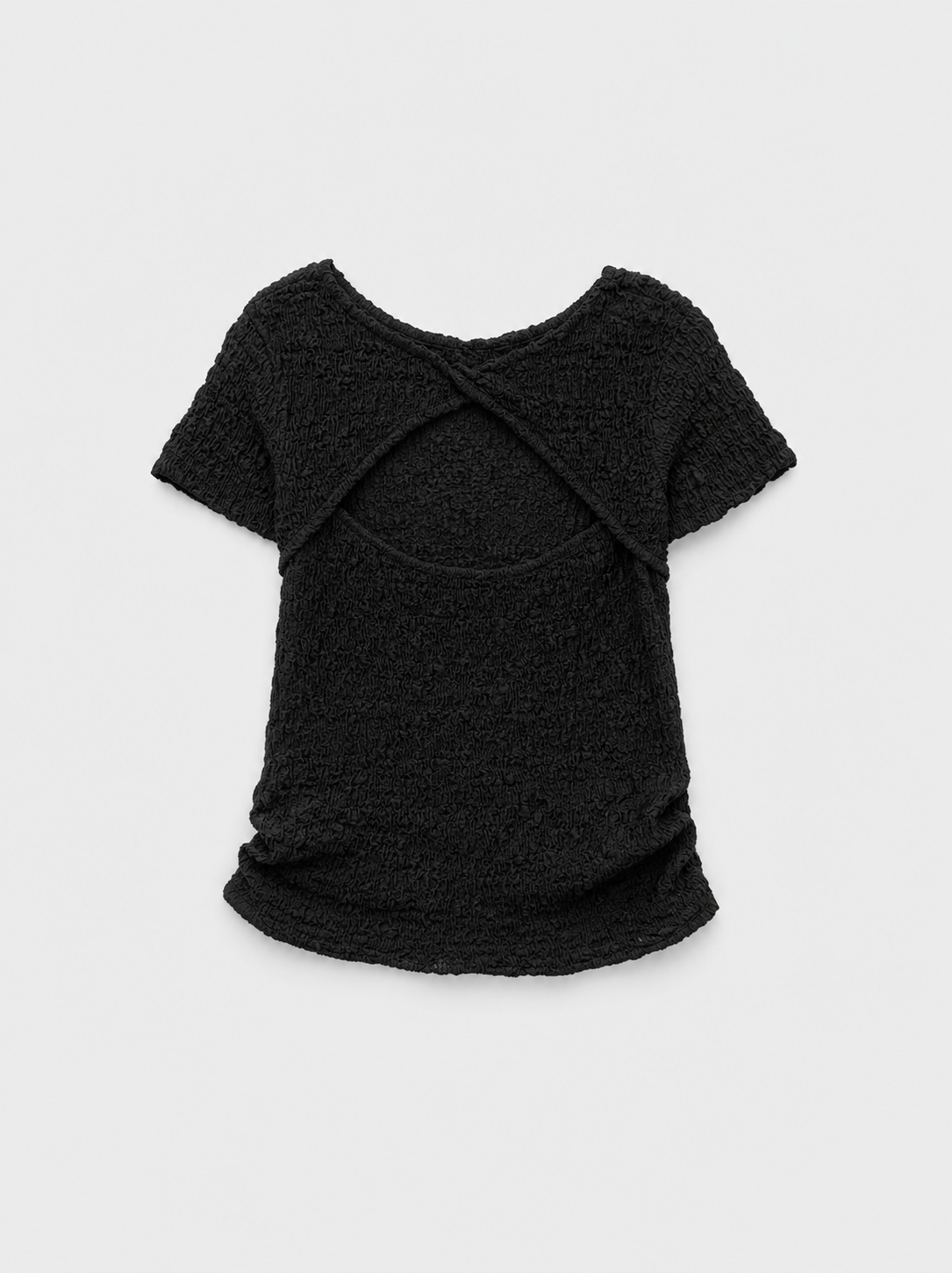バックオープンシャーリングTシャツ