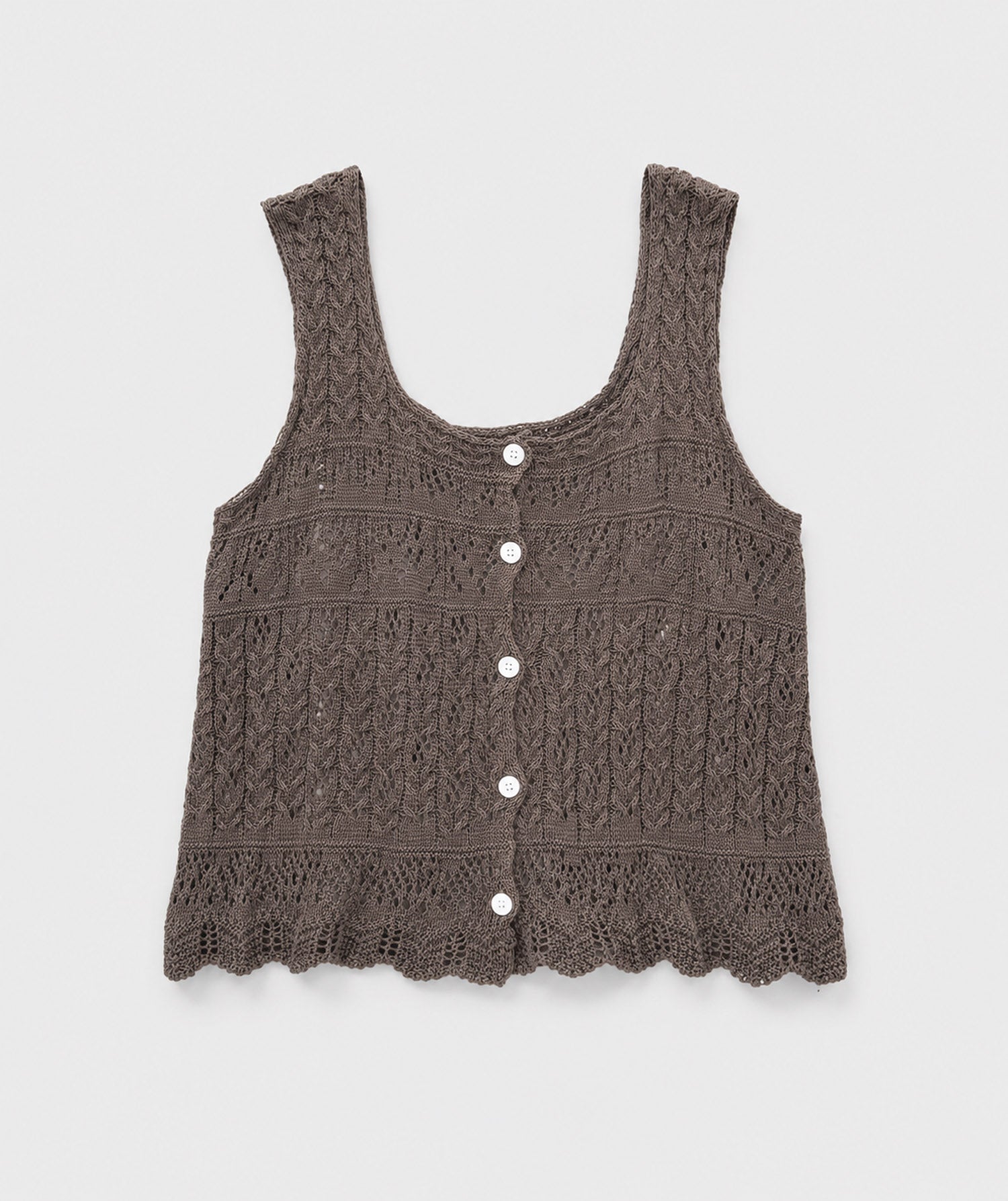 CANAL JEAN El mar コーデュロイパファーベスト ブラウン brown_5a1b45cb-69a4-4f39-8f2c-