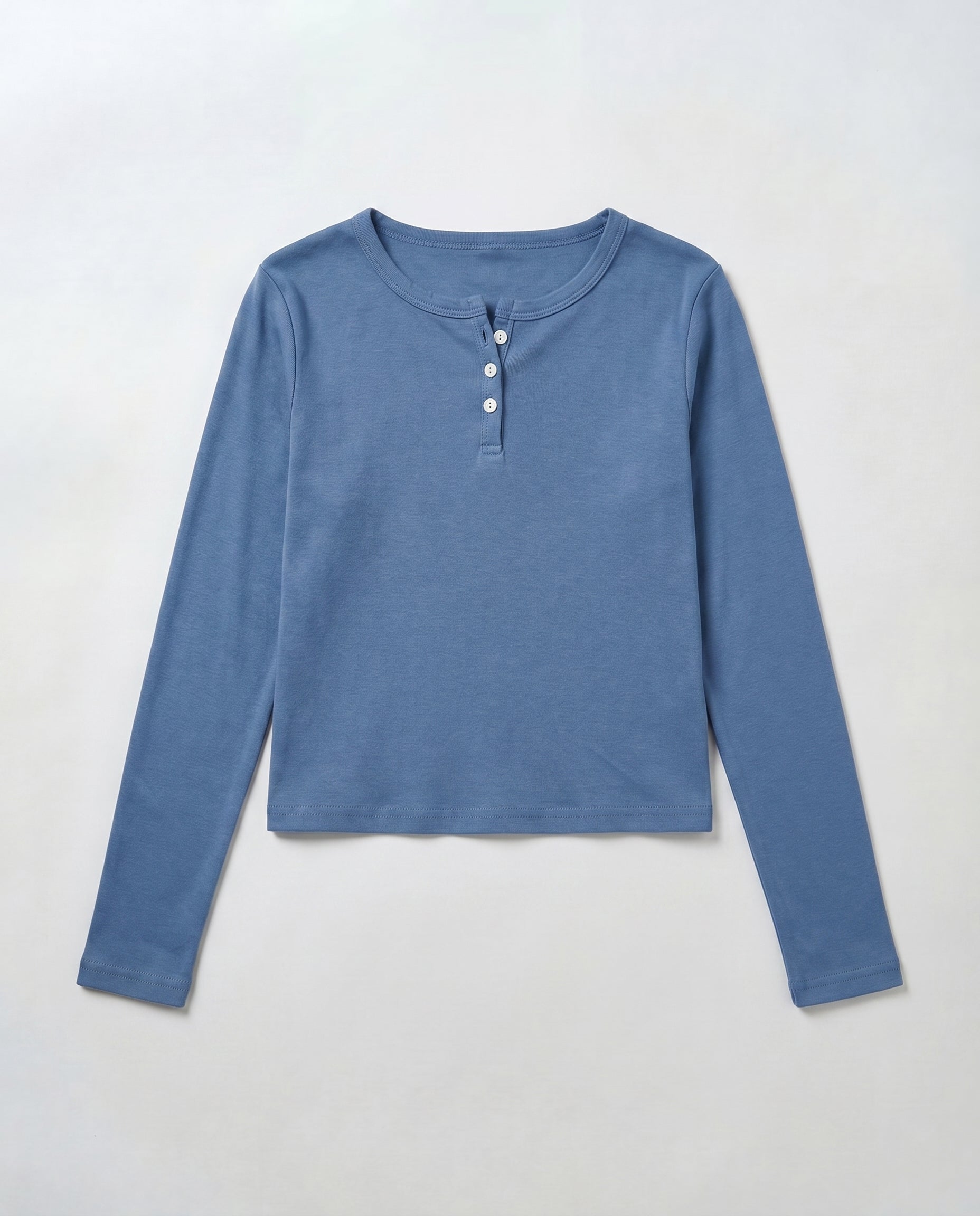 コットンヘンリーロングTシャツ