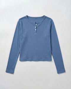 コットンヘンリーロングTシャツ
