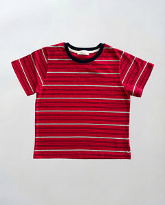 リンガーボーダーコンパクトTシャツ