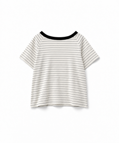 リンガーボーダーオフショルTシャツ