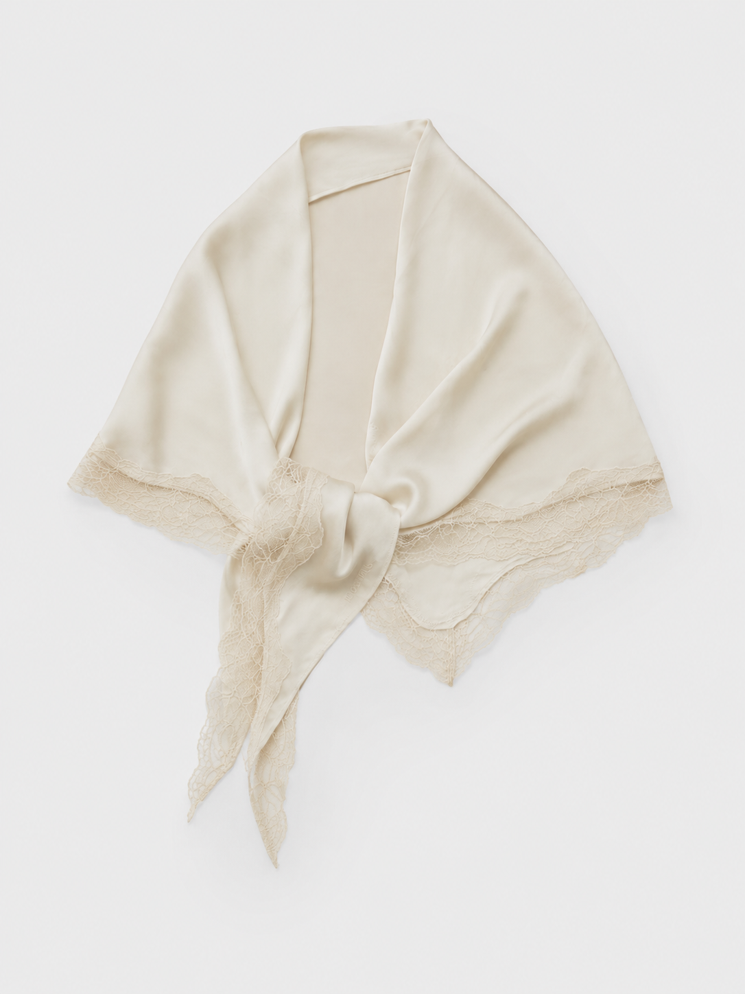Satin Lace Scarf
