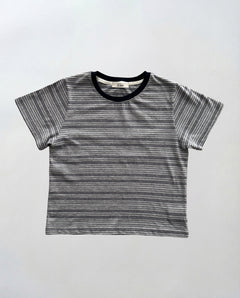 リンガーボーダーコンパクトTシャツ
