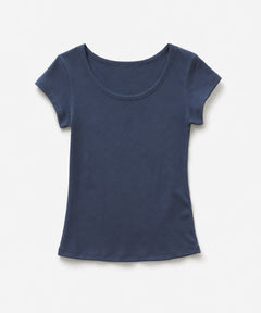 BASICラウンドCAPスリーブTシャツ