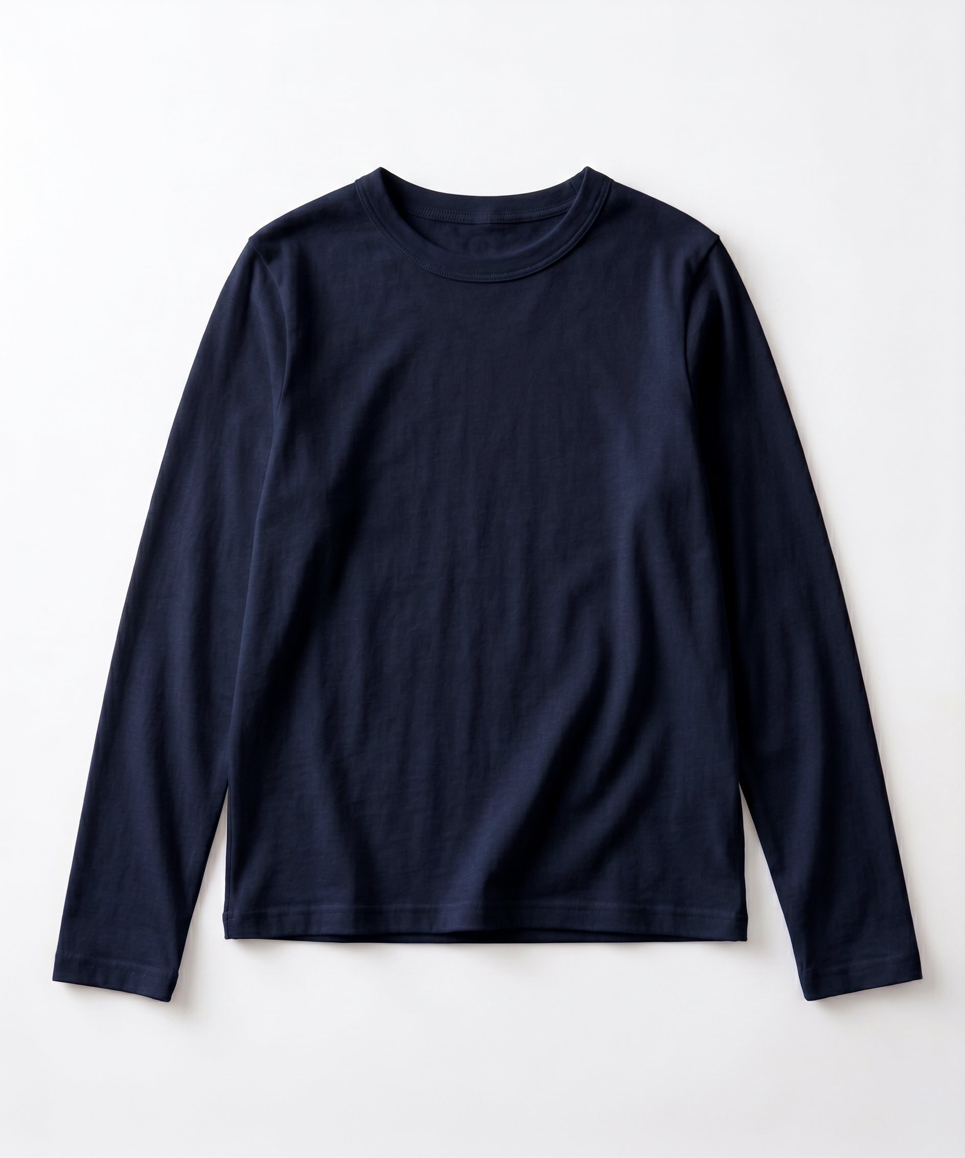 コットンストレッチロングTシャツ